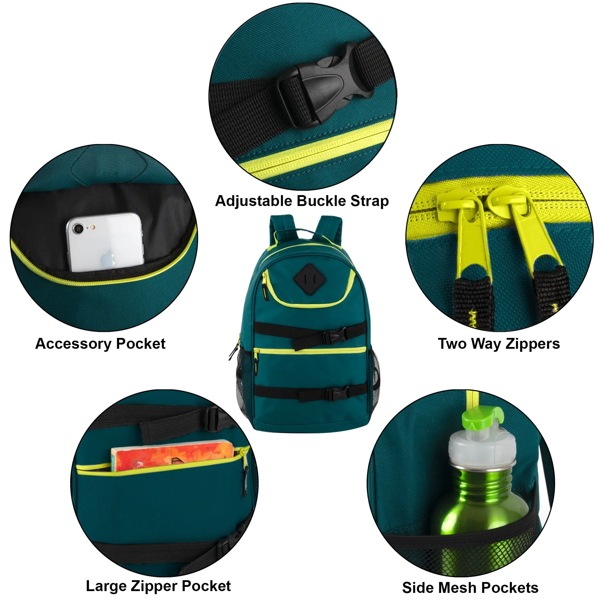 18 Inch Double Buckle Backpack