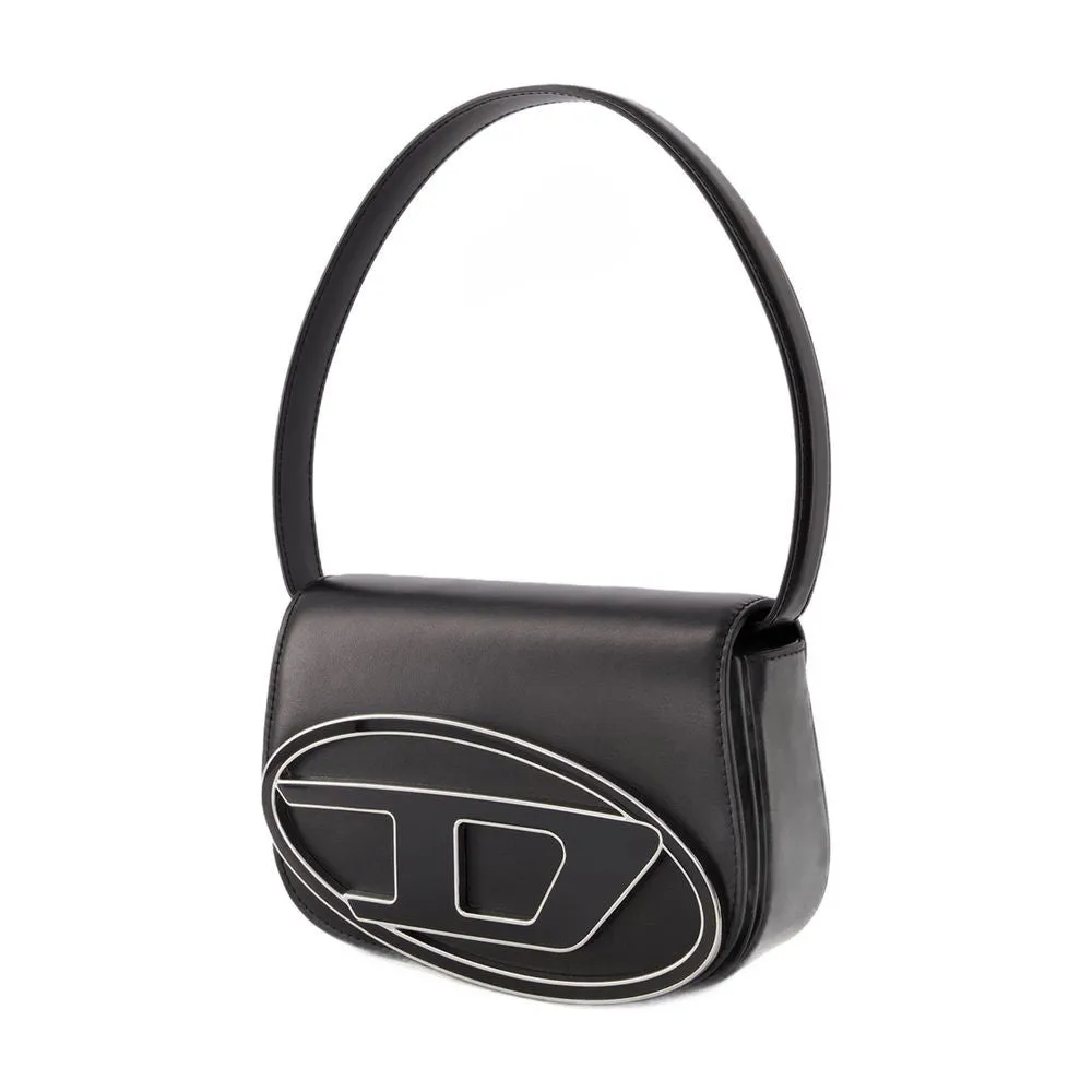1Dr Shoulder Bag - Leather - Black