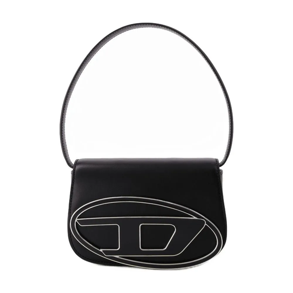 1Dr Shoulder Bag - Leather - Black