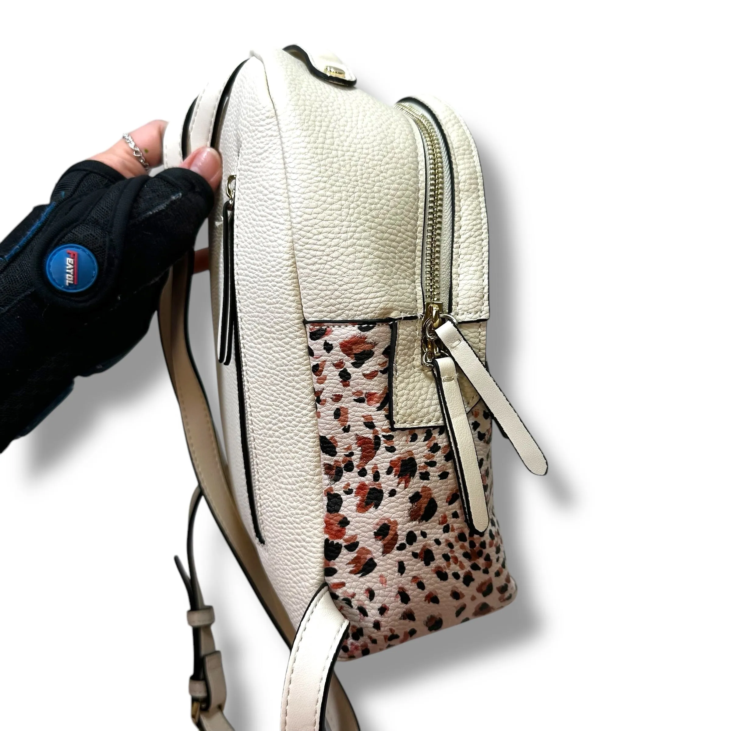 Backpack Leather By Clothes Mentor, Size: Small