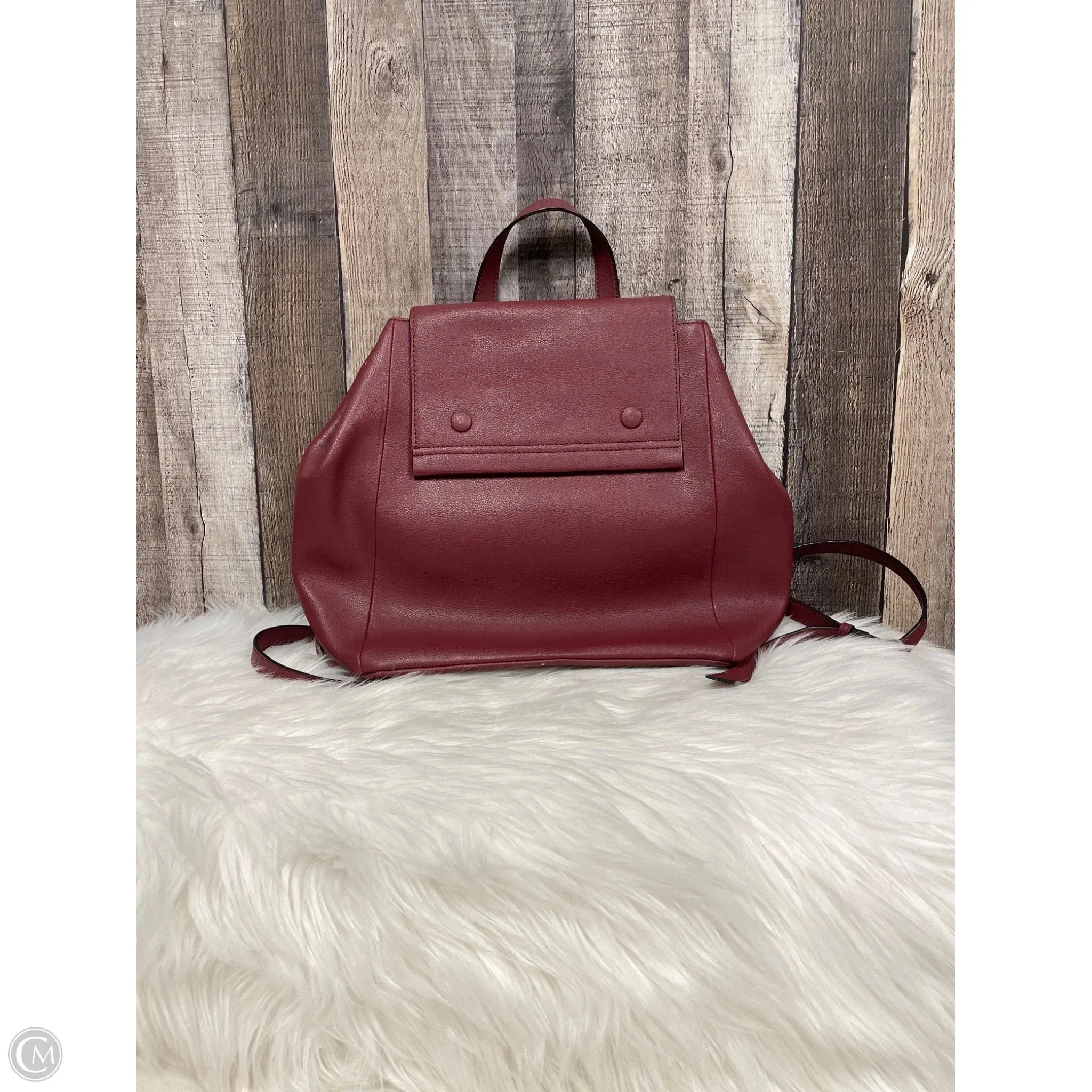 Backpack Leather By Cme, Size: Medium