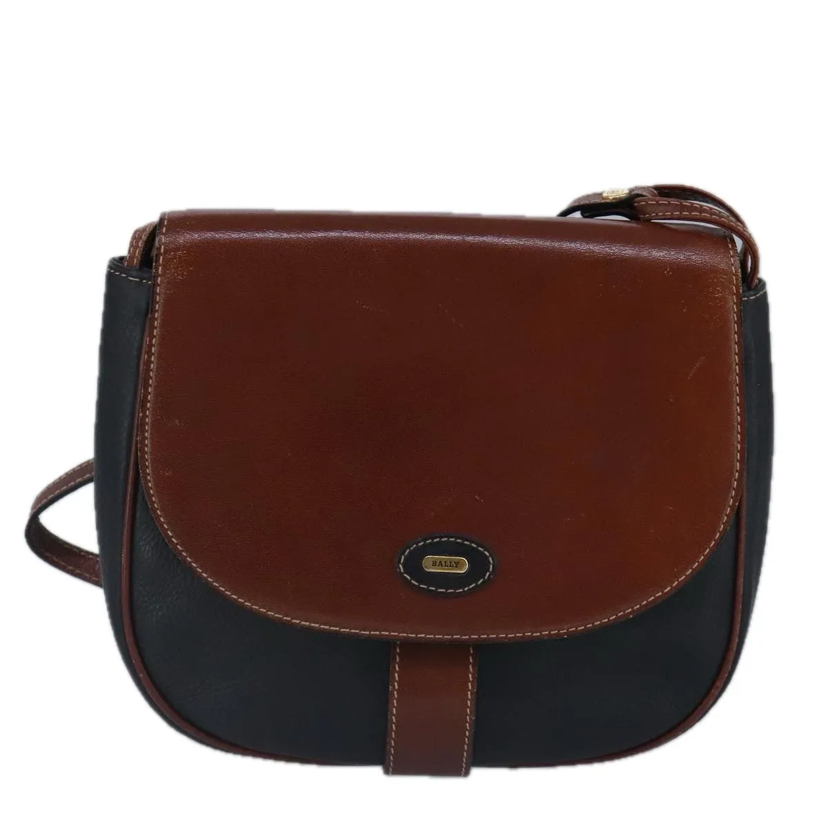 Bally  Leather Shoulder Bag (Pre-Owned)