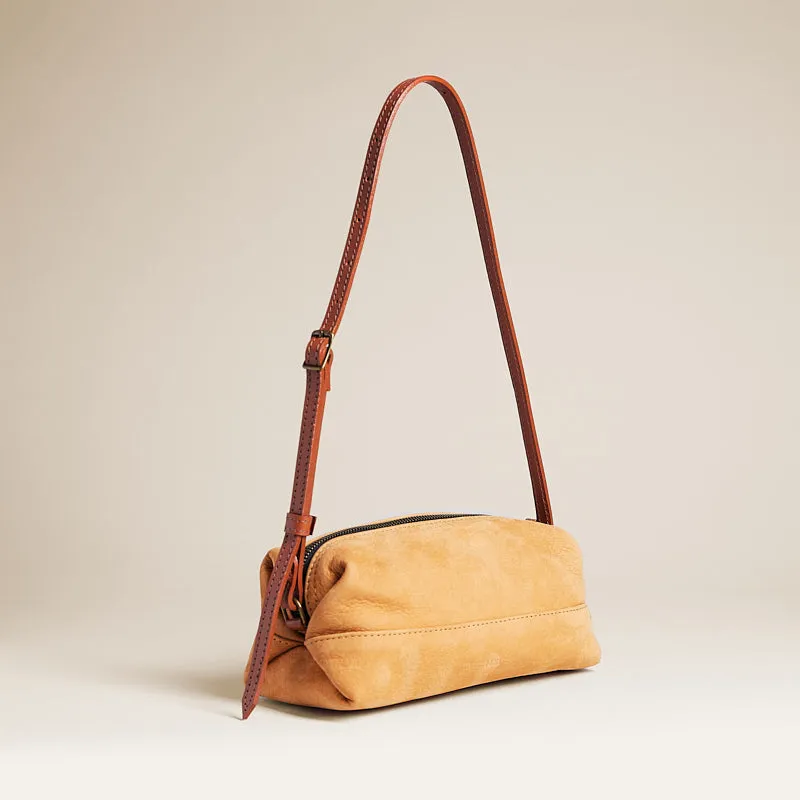 Bon Bon East West Baguette - Nubuck Tan