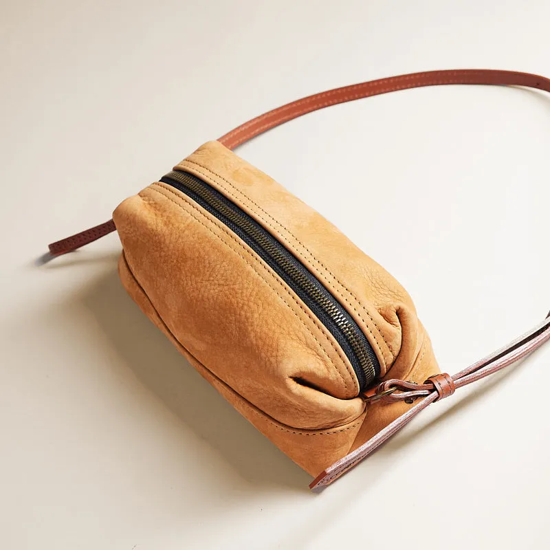 Bon Bon East West Baguette - Nubuck Tan