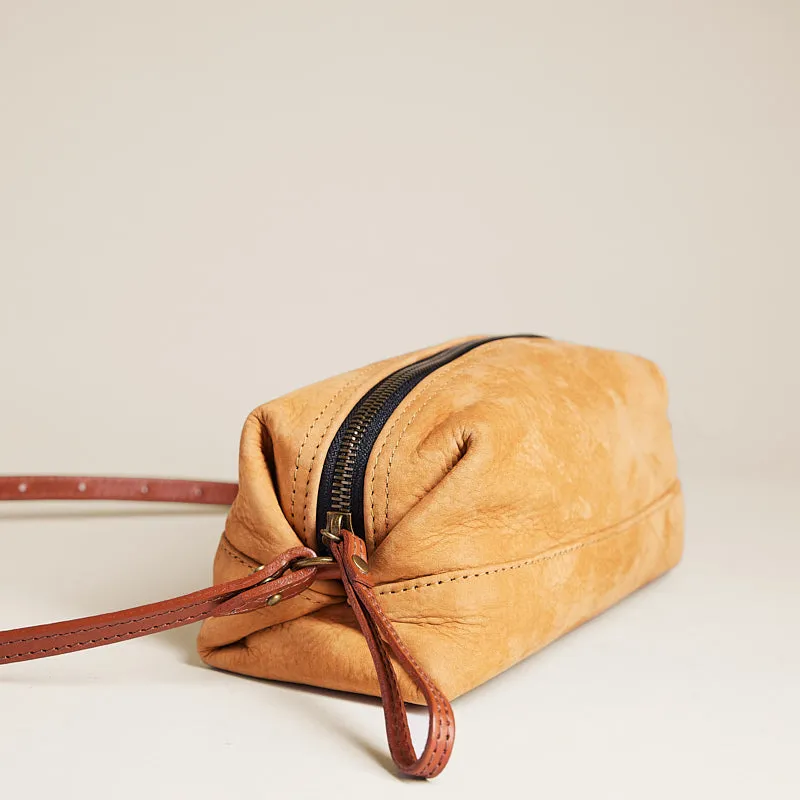 Bon Bon East West Baguette - Nubuck Tan