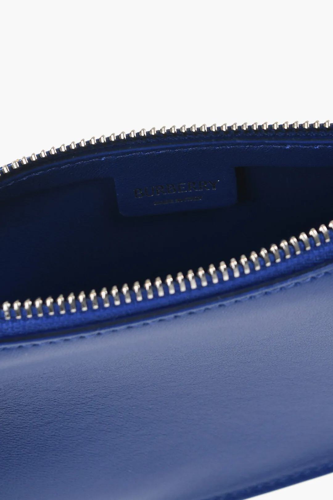 Burberry Leather Micro Shield Sling Bag With Chain Shoulder Strap