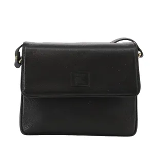 Burberry  Leather Shoulder Bag (Pre-Owned)