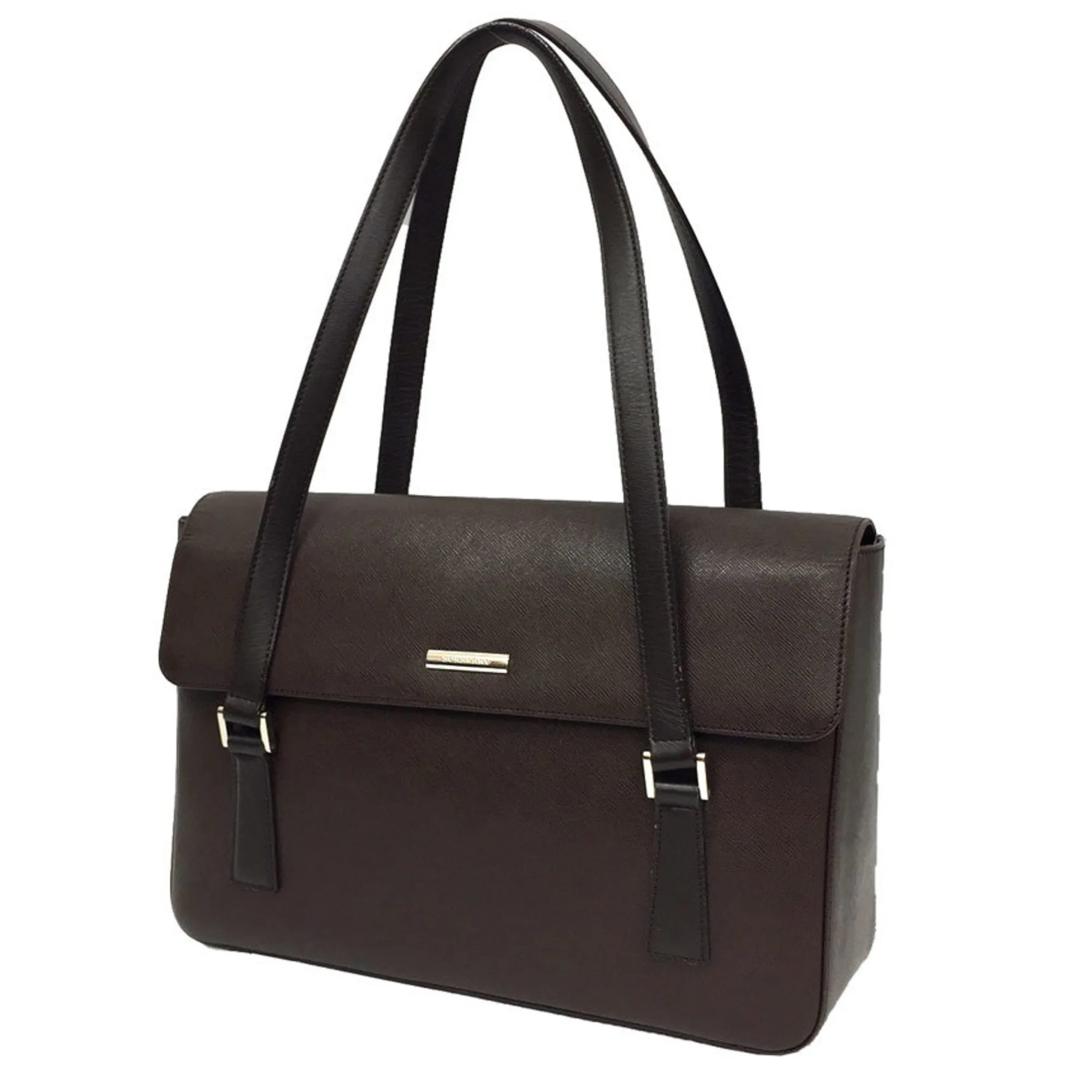 Burberry  Leather Shoulder Bag (Pre-Owned)