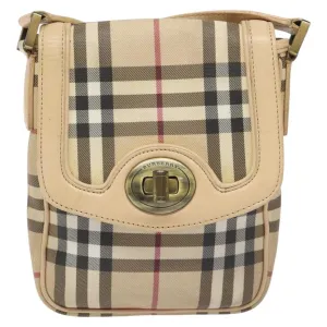 Burberry Nova Check Canvas Shoulder Bag (Pre-Owned)