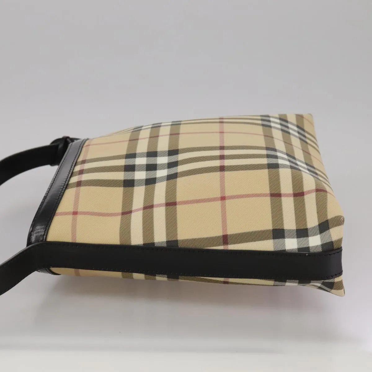 Burberry Nova Check Canvas Shoulder Bag (Pre-Owned)