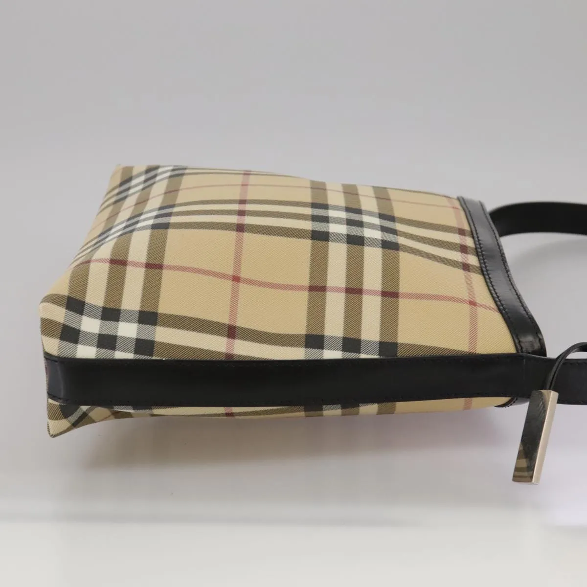 Burberry Nova Check Canvas Shoulder Bag (Pre-Owned)