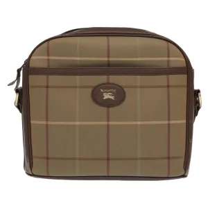 Burberry Nova Check  Canvas Shoulder Bag (Pre-Owned)