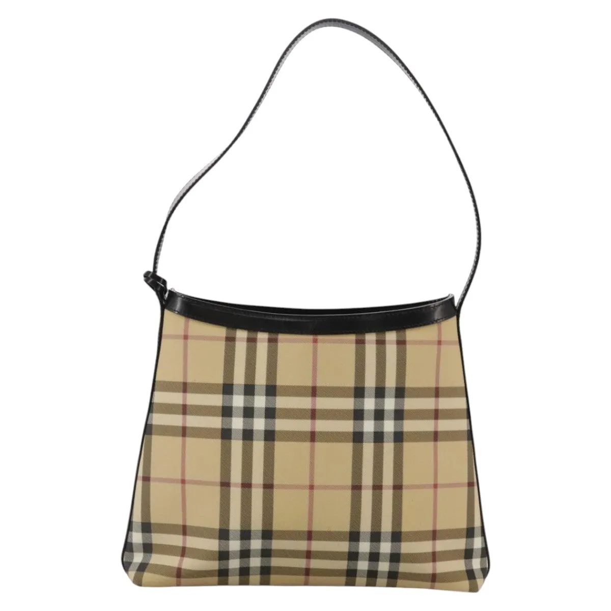 Burberry Nova Check Canvas Shoulder Bag (Pre-Owned)