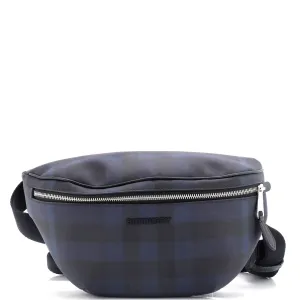 Cason Bum Bag Check E-Canvas Medium