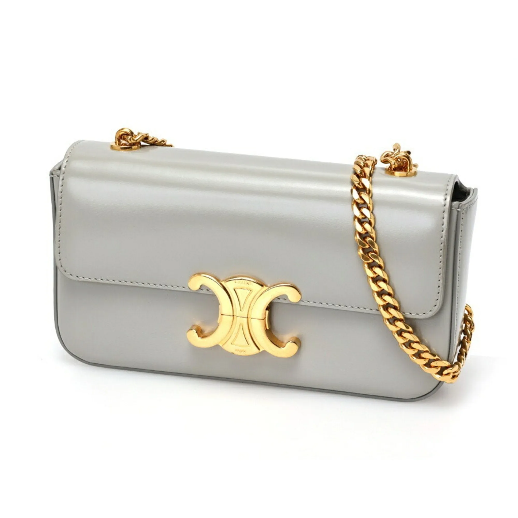 Celine Leather Shoulder Bag (Pre-Owned)