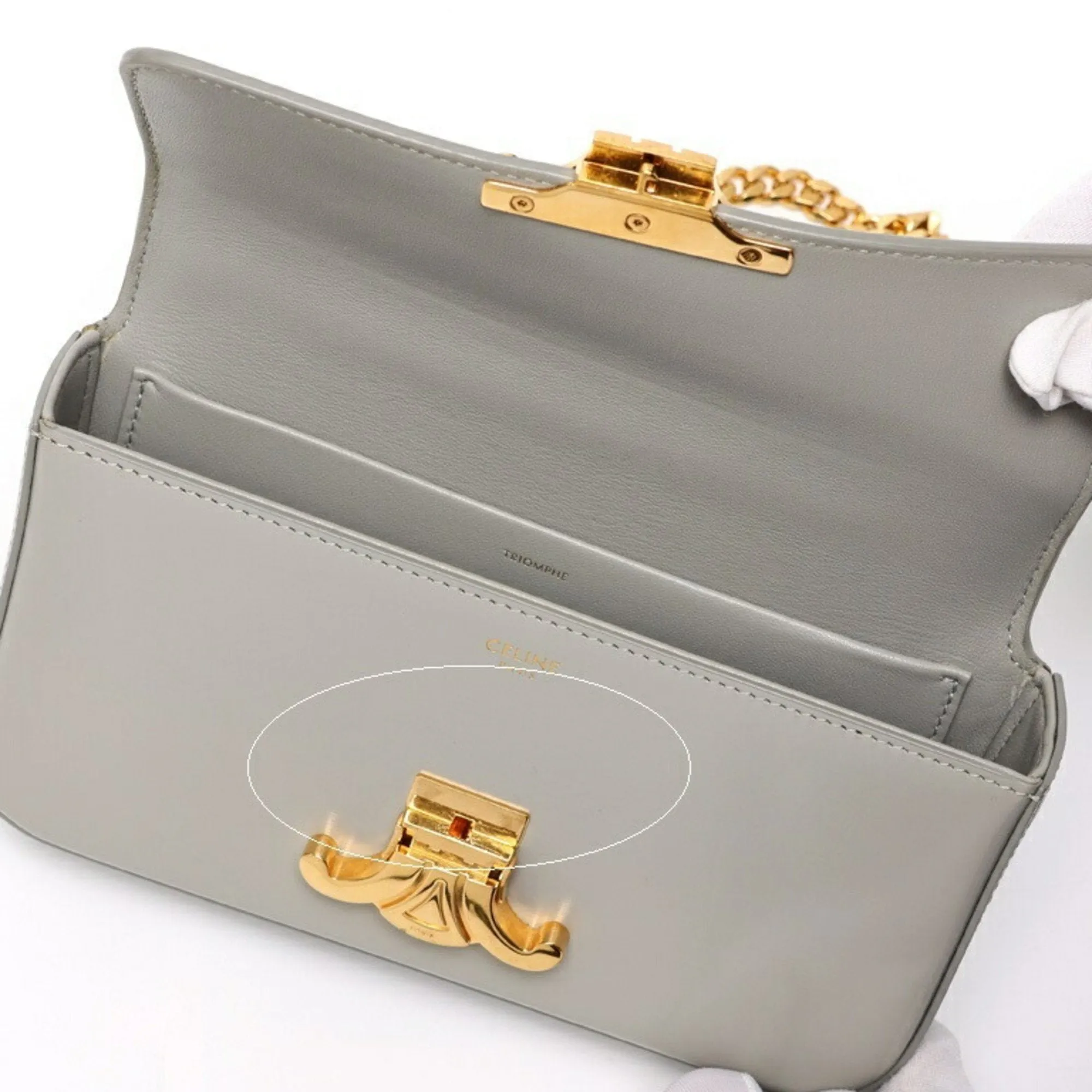 Celine Leather Shoulder Bag (Pre-Owned)