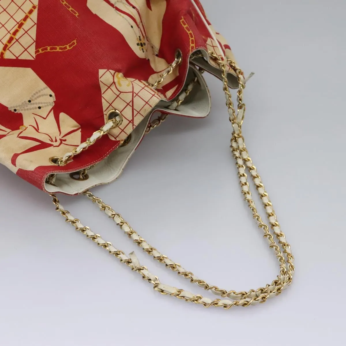 Chanel Coco Mark Canvas Shoulder Bag (Pre-Owned)