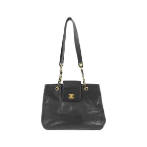 Chanel Grained Calfskin Shoulder Bag (Pre-Owned)