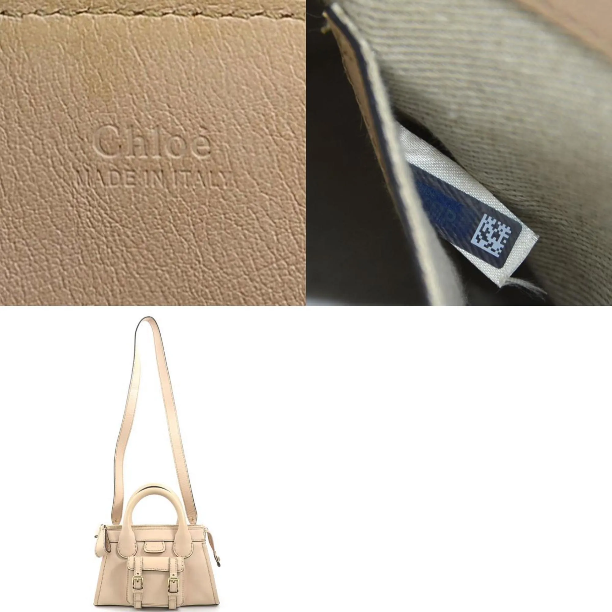 Chlo Leather Handbag Shoulder Bag (Pre-Owned)