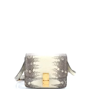 Classic Box Bag Lizard Small