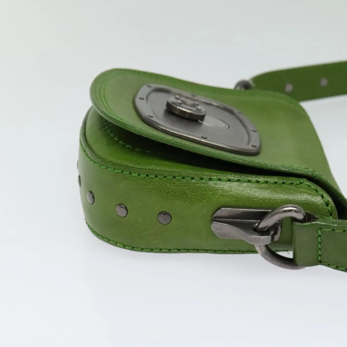 Cline Leather Shoulder Bag (Pre-Owned)