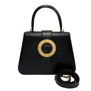 Cline Logo Du Cercle Leather Handbag (Pre-Owned)