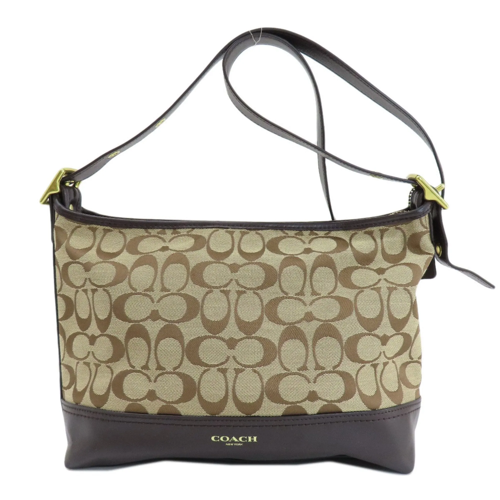 Coach  Canvas Shoulder Bag (Pre-Owned)