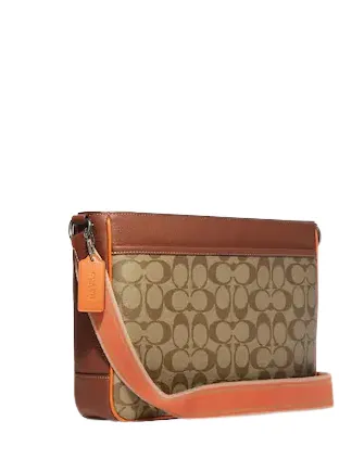 Coach District Crossbody In Colorblock Signature Canvas