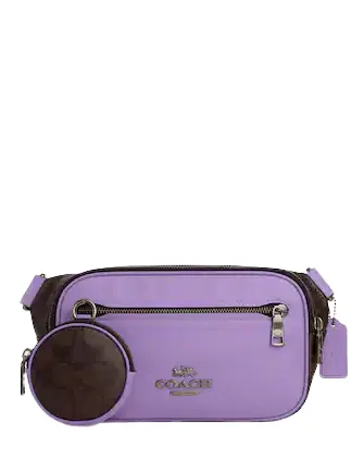 Coach Elias Belt Bag In Colorblock Signature Canvas