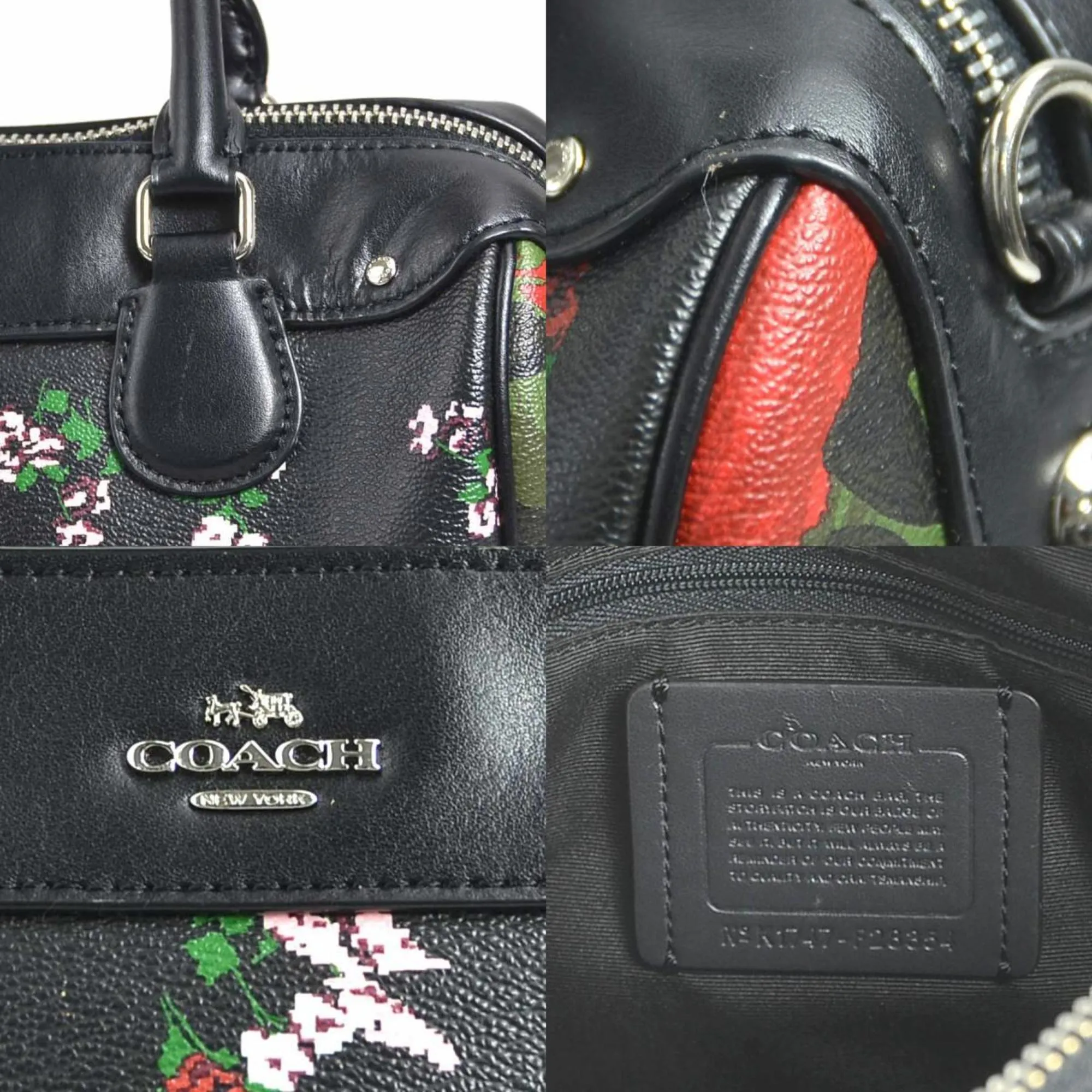 Coach  Leather Handbag Shoulder Bag (Pre-Owned)