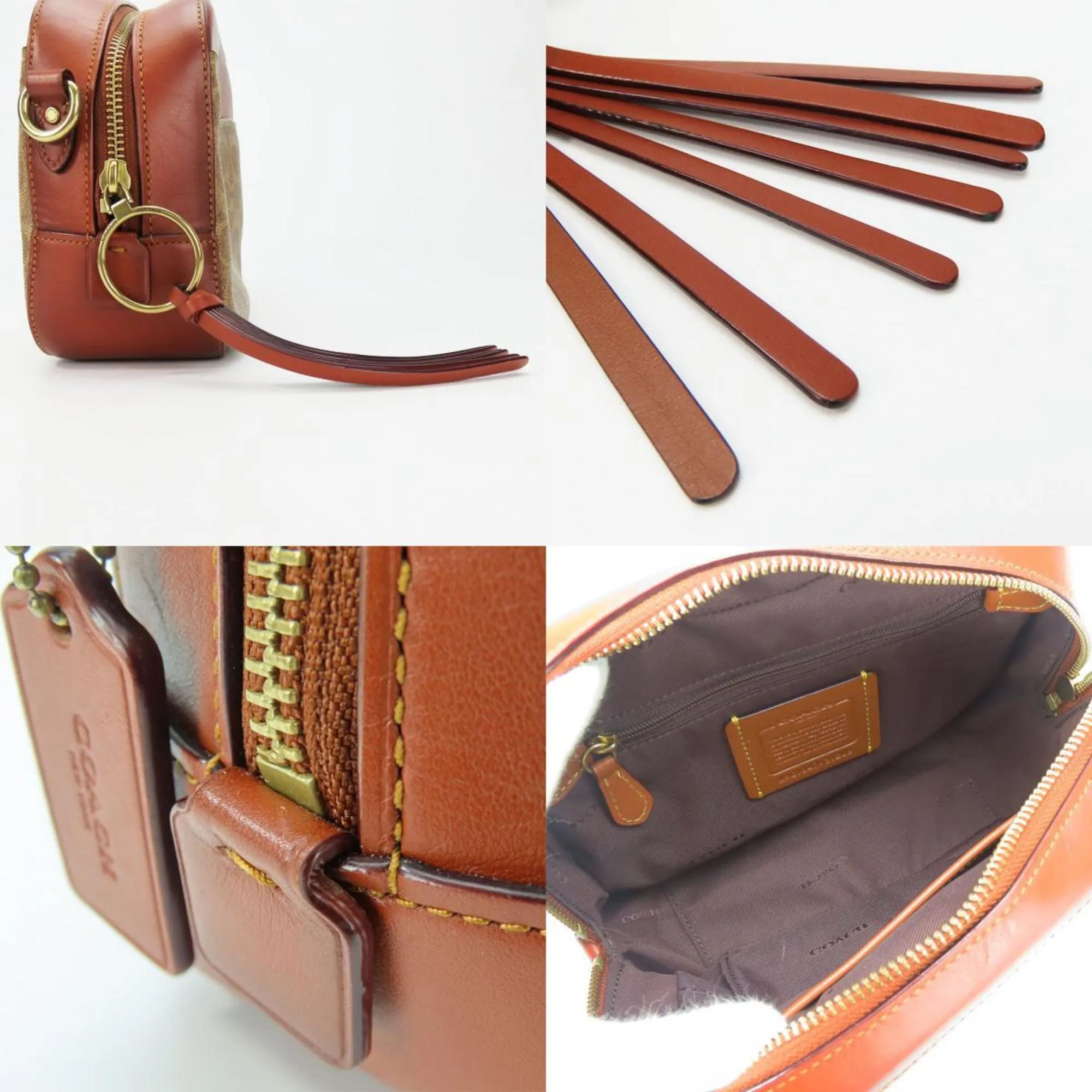 Coach  Leather Pvc Shoulder Bag (Pre-Owned)