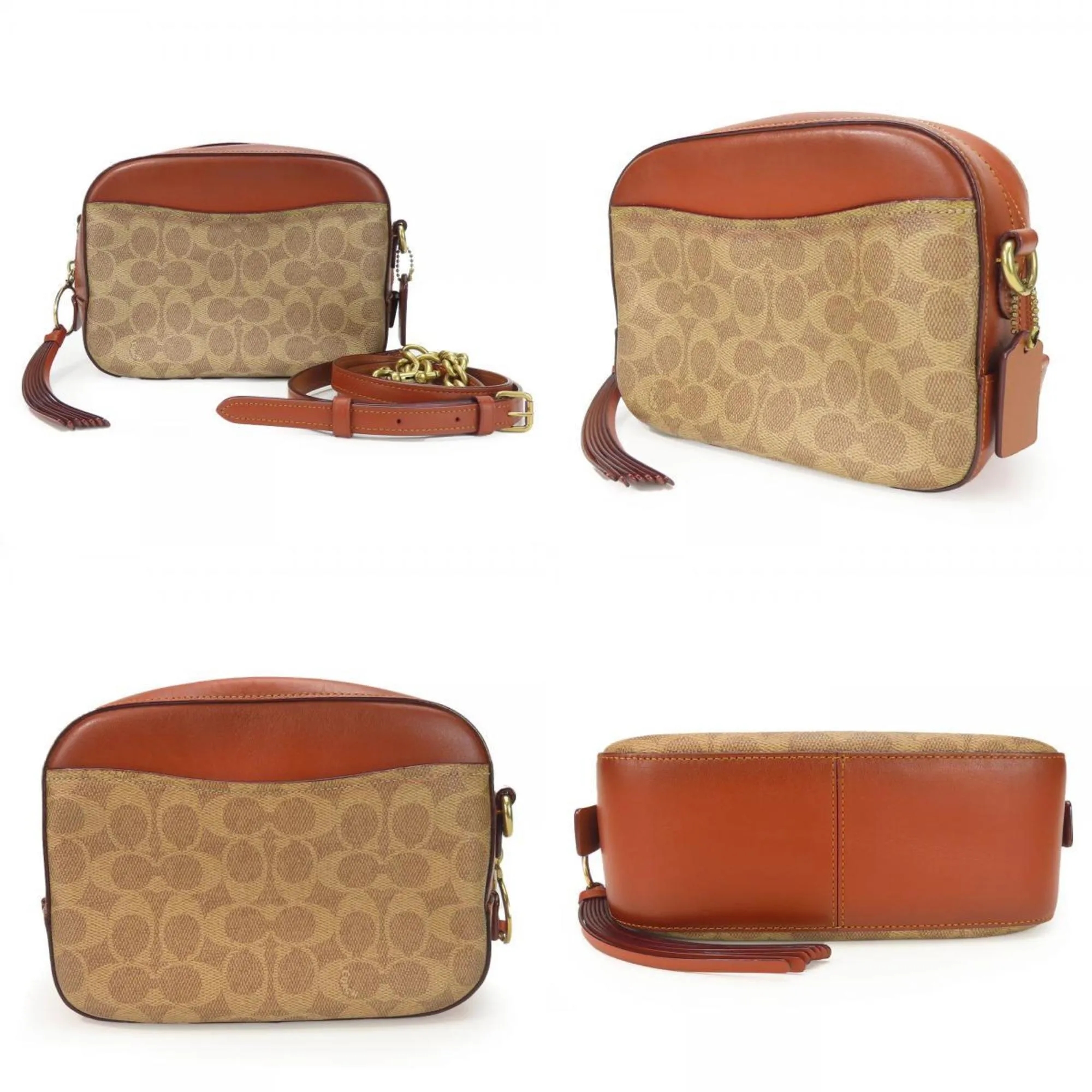 Coach  Leather Pvc Shoulder Bag (Pre-Owned)