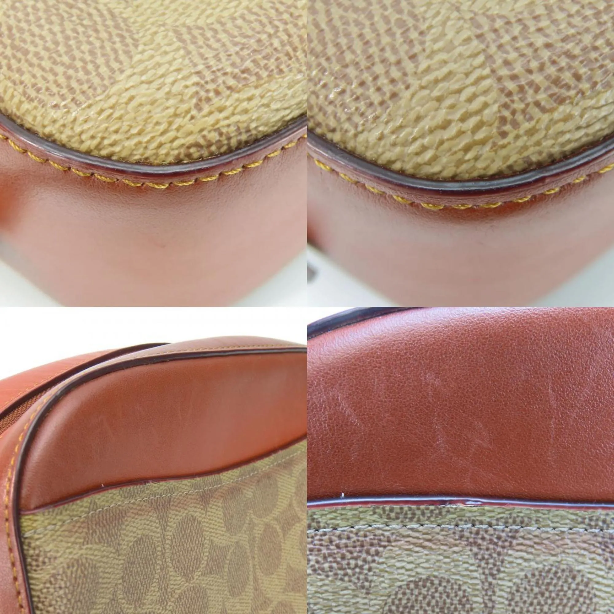 Coach  Leather Pvc Shoulder Bag (Pre-Owned)
