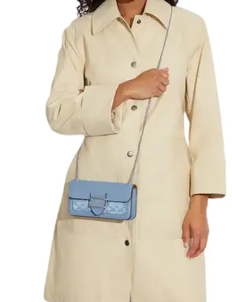 Coach Morgan Crossbody In Signature Chambray
