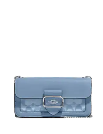 Coach Morgan Crossbody In Signature Chambray