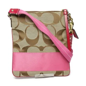 Coach  pink Leather Shoulder Bag (Pre-Owned)