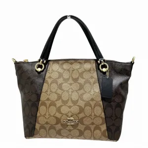 Coach Signature   Pvc Leather Shoulder Bag Tote Bag (Pre-Owned)