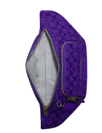 Coach Track Belt Bag In Signature Canvas