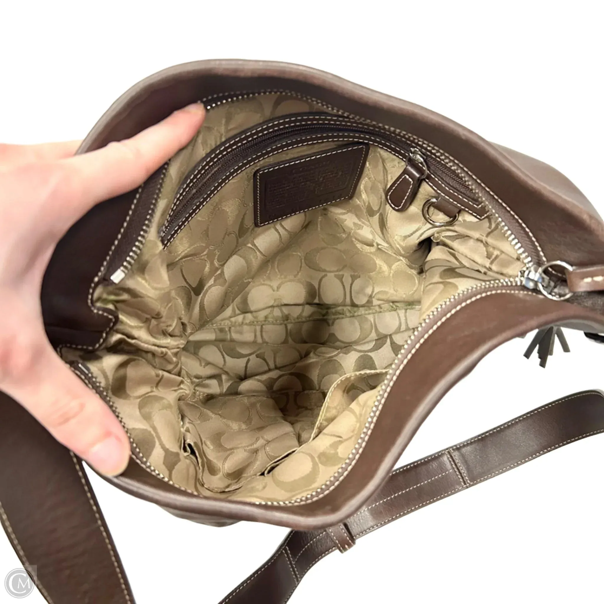 Crossbody Designer By Coach, Size: Medium