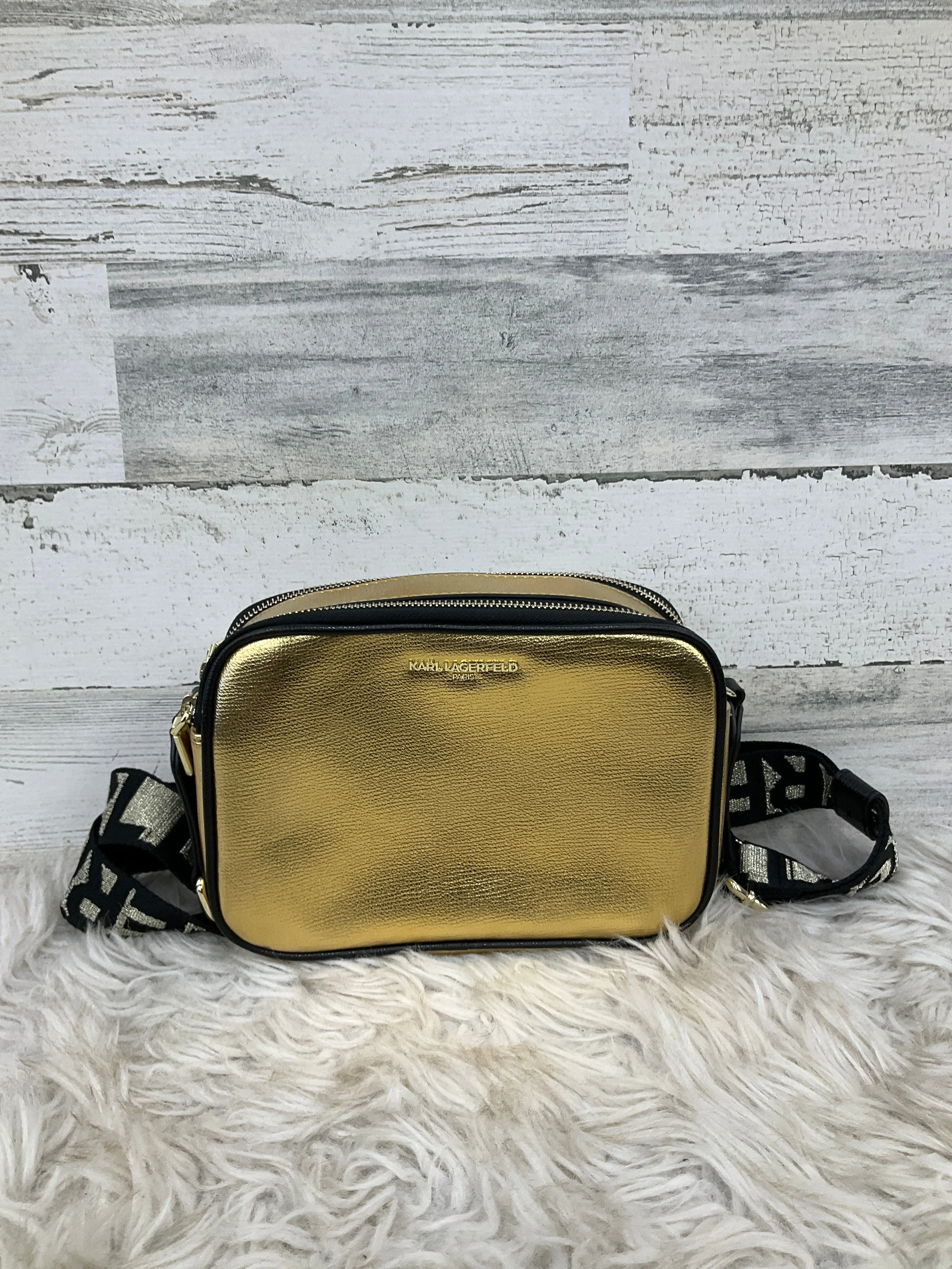 Crossbody Designer By Karl Lagerfeld, Size: Small