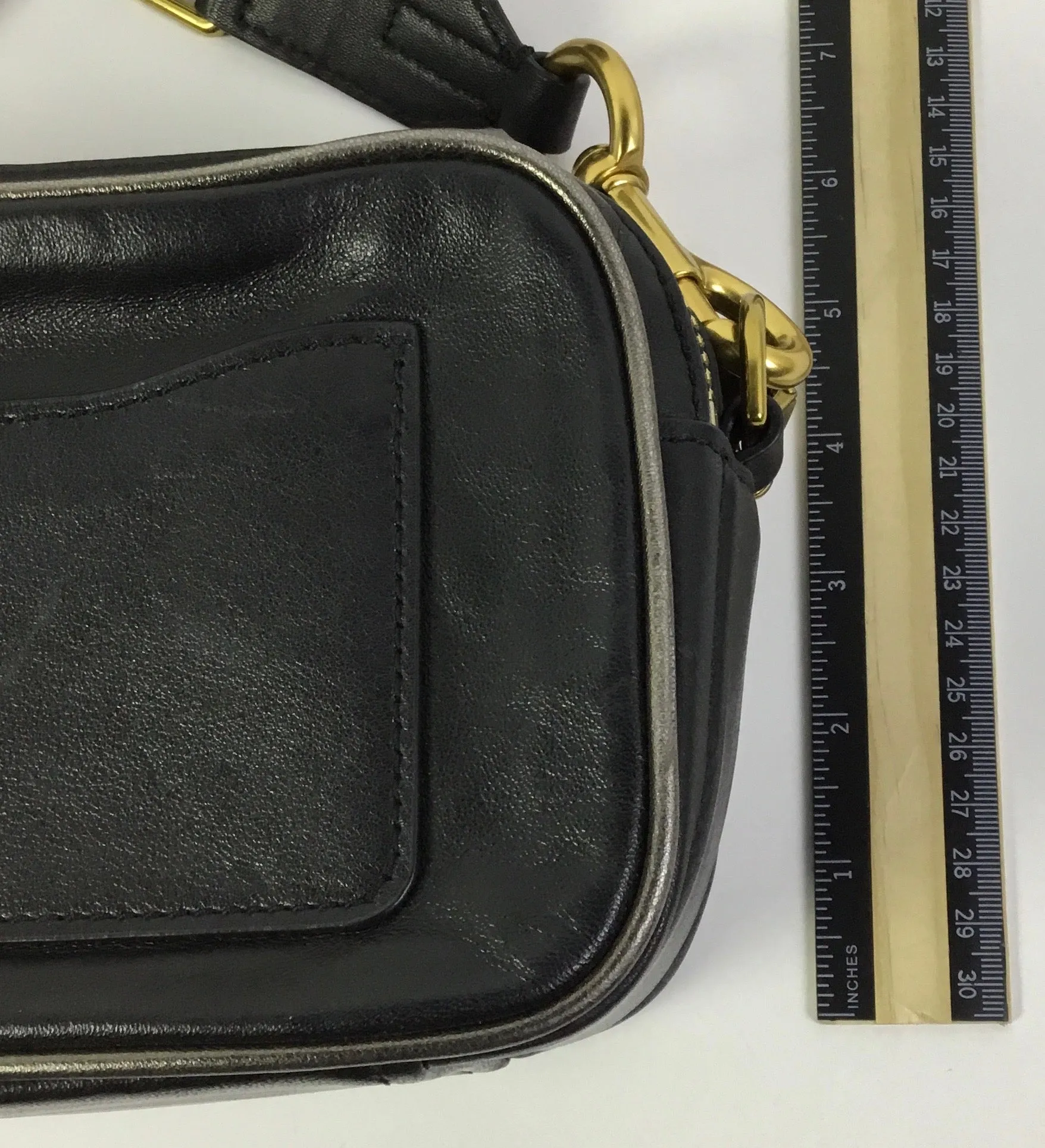 Crossbody Designer By Marc Jacobs In Black, Size:Small