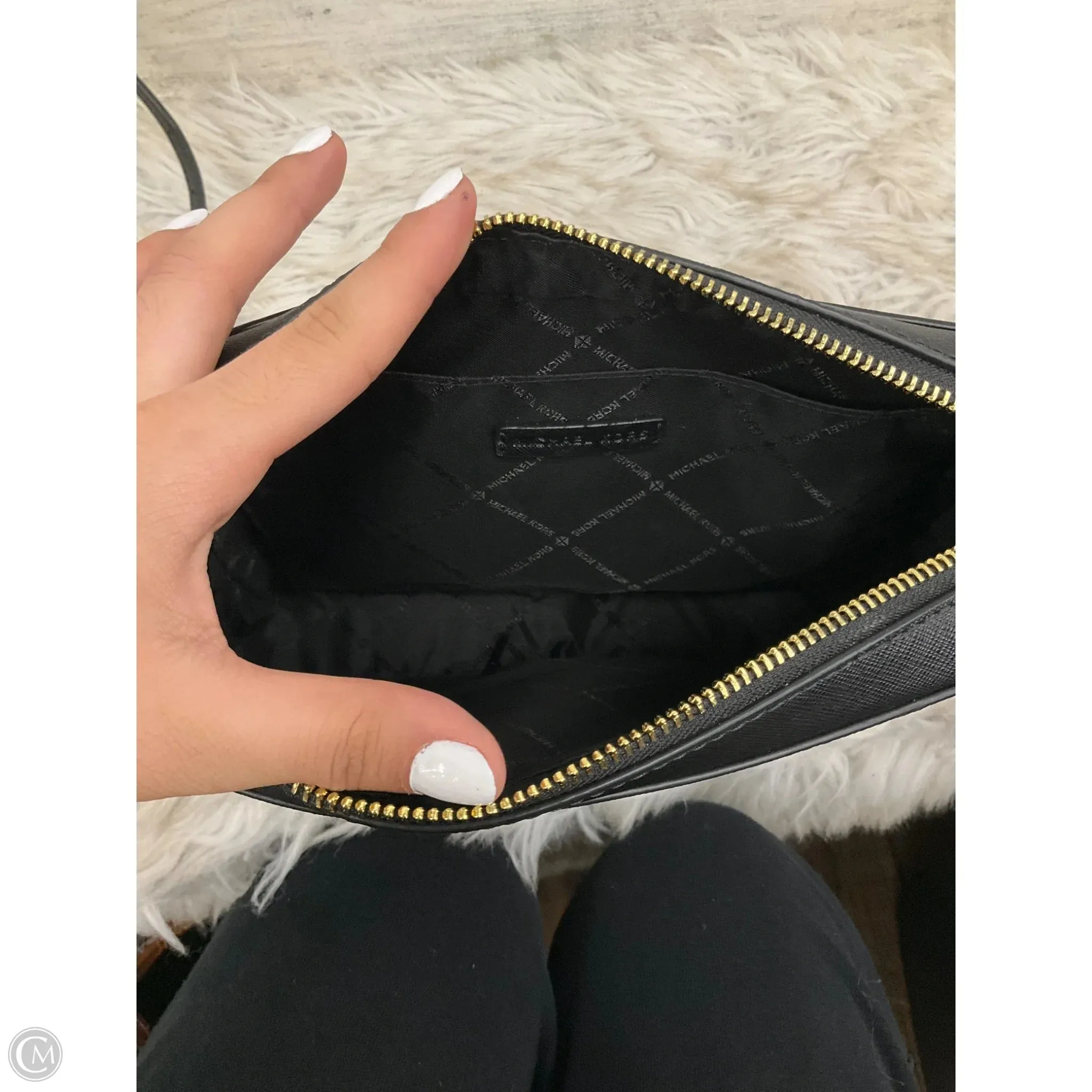 Crossbody Designer By Michael Kors, Size: Medium