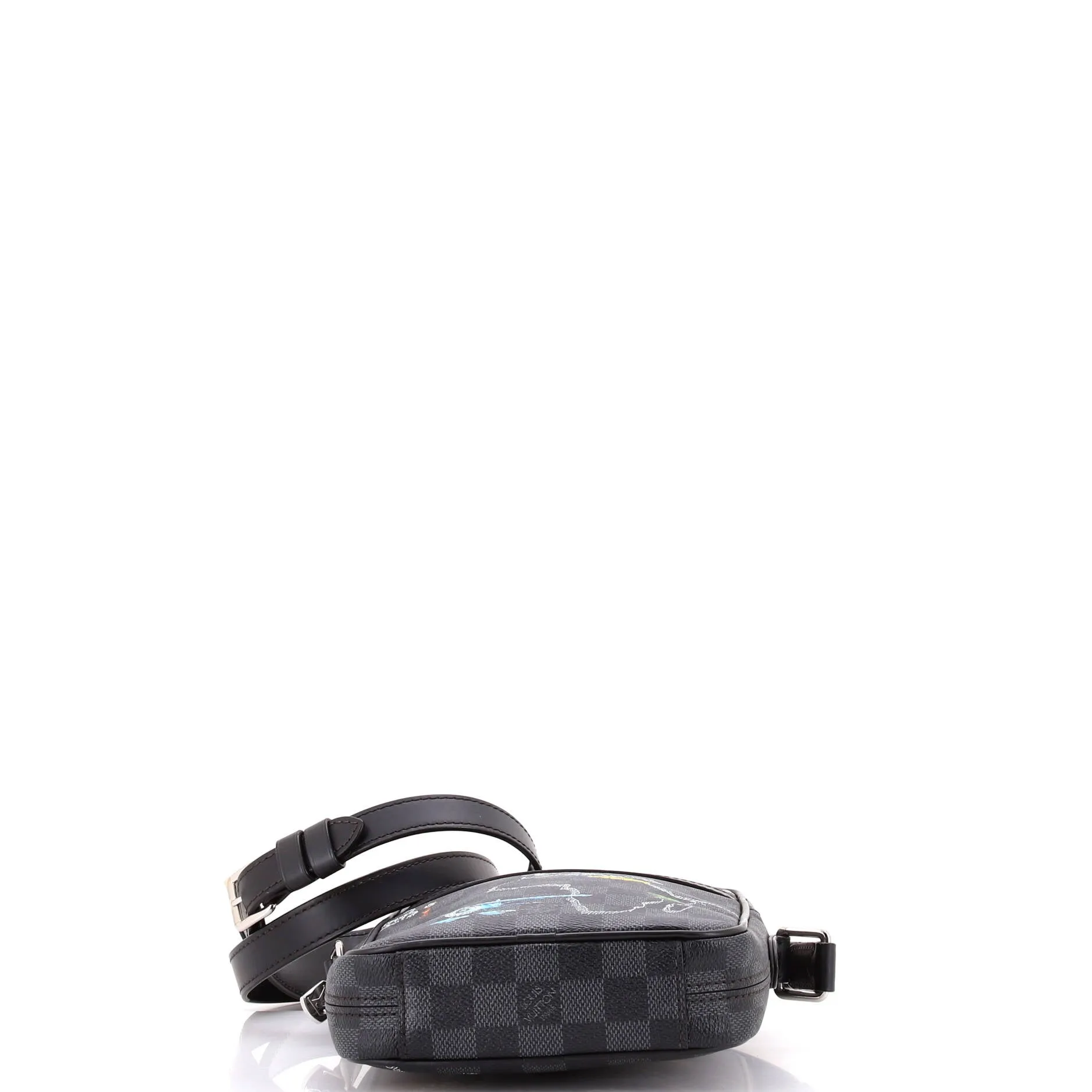 Danube Slim Bag Limited Edition Renaissance Map Damier Graphite PM