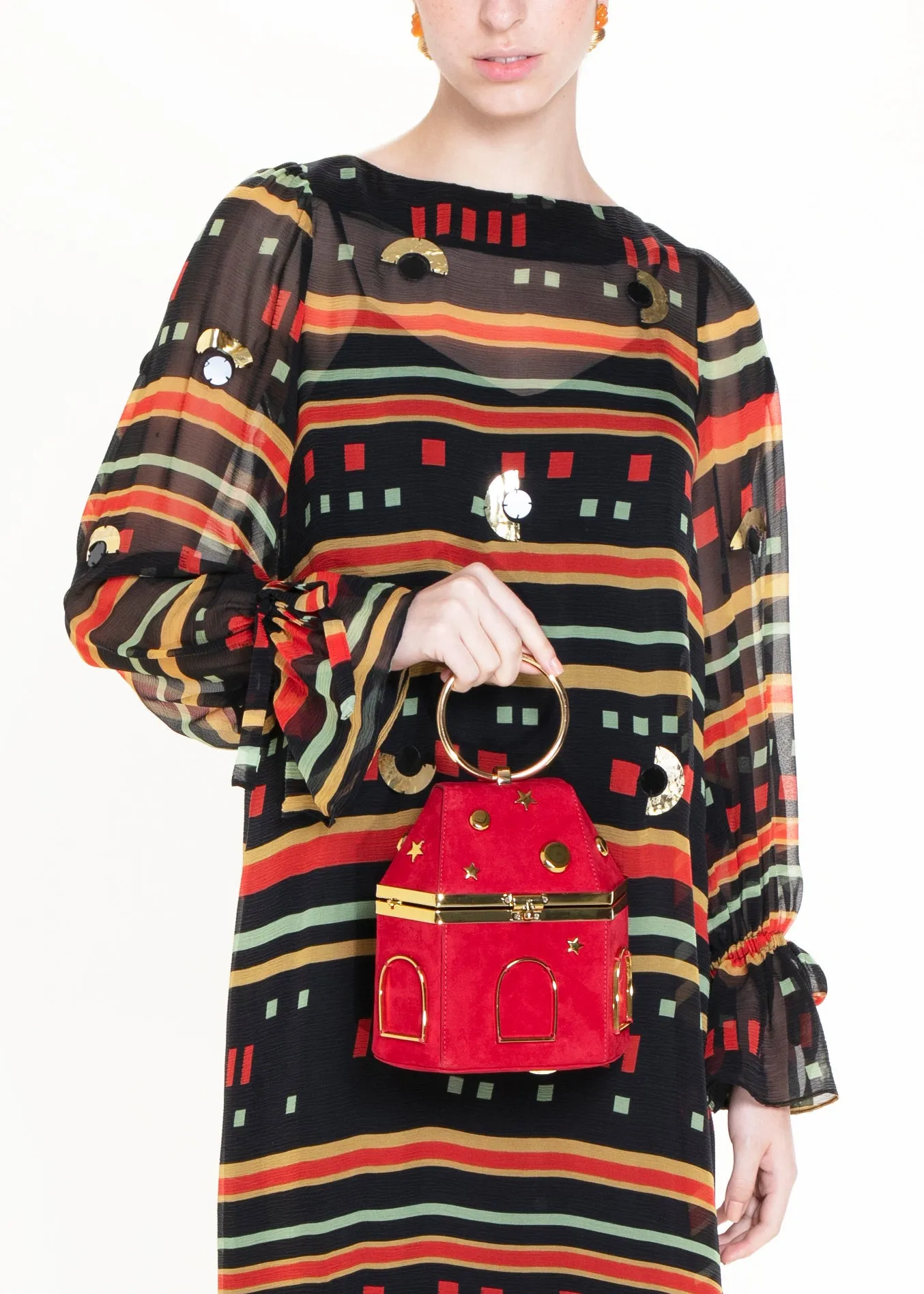 Eclipse Gold Bag Red