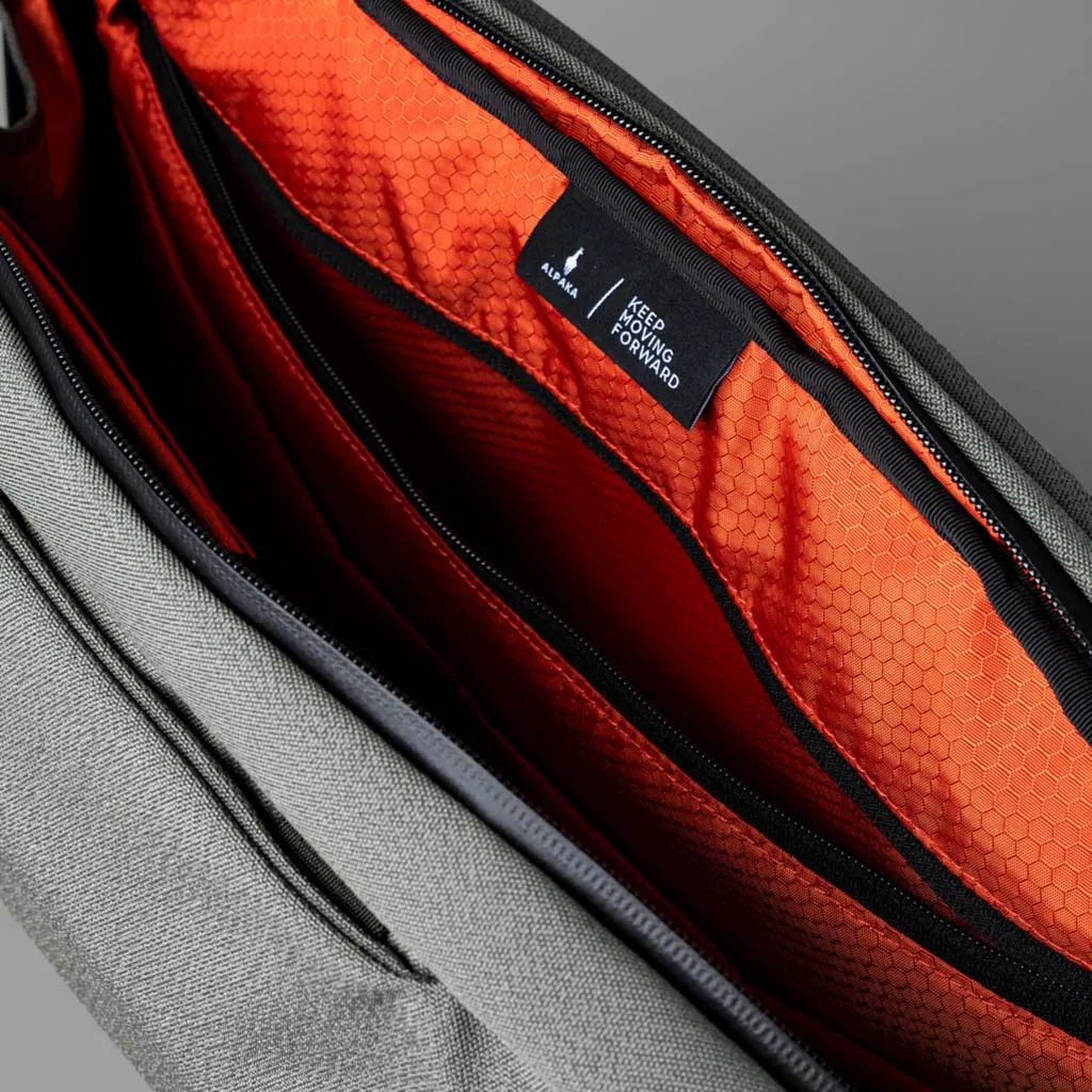Elements Tech Brief Pro Backpacks Sage Grey | Axoflux 600D
