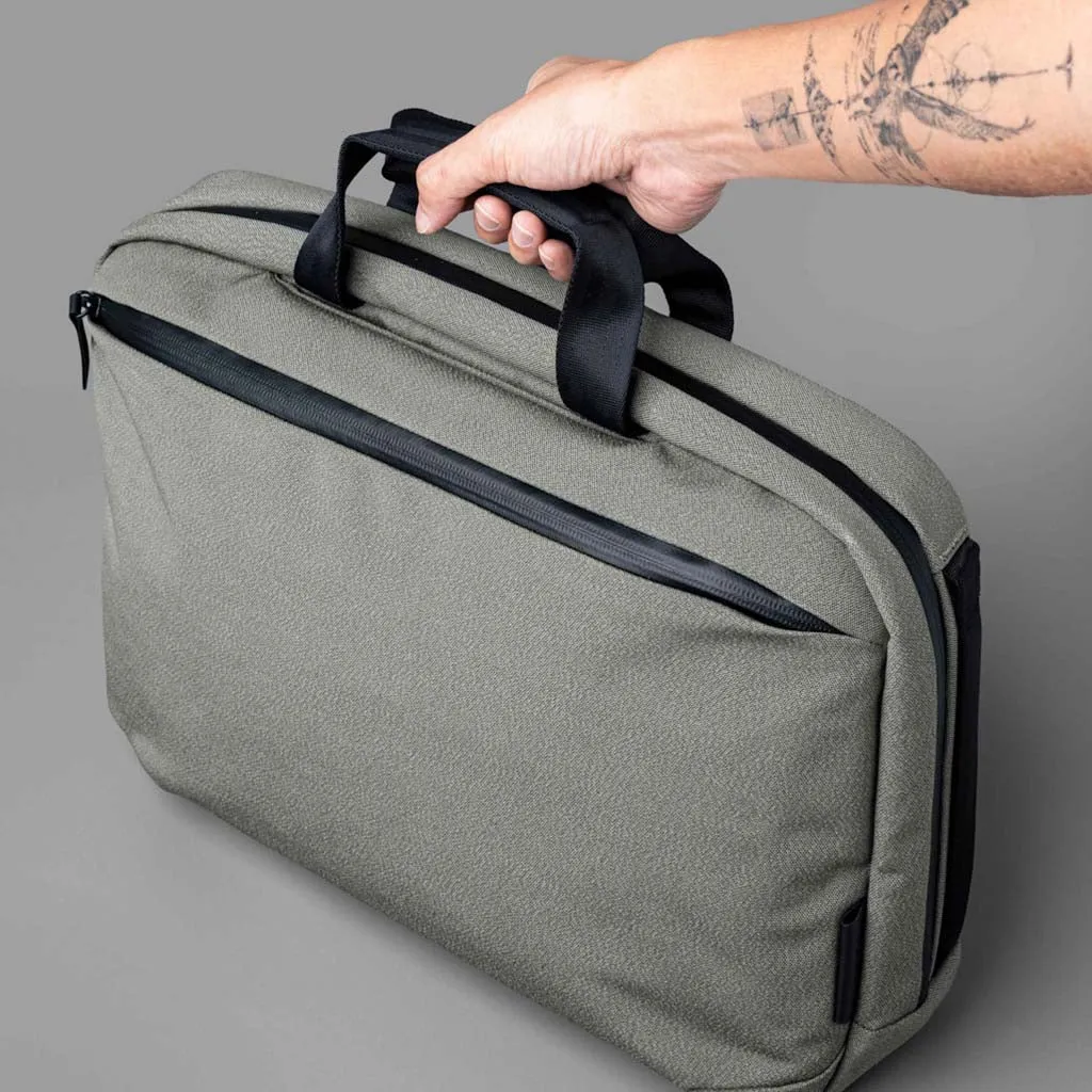 Elements Tech Brief Pro Backpacks Sage Grey | Axoflux 600D