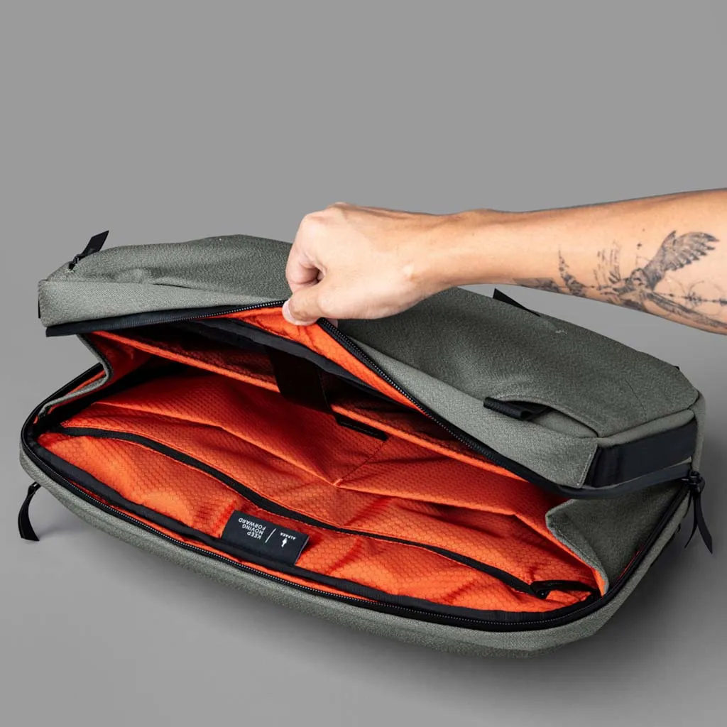 Elements Tech Brief Pro Backpacks Sage Grey | Axoflux 600D