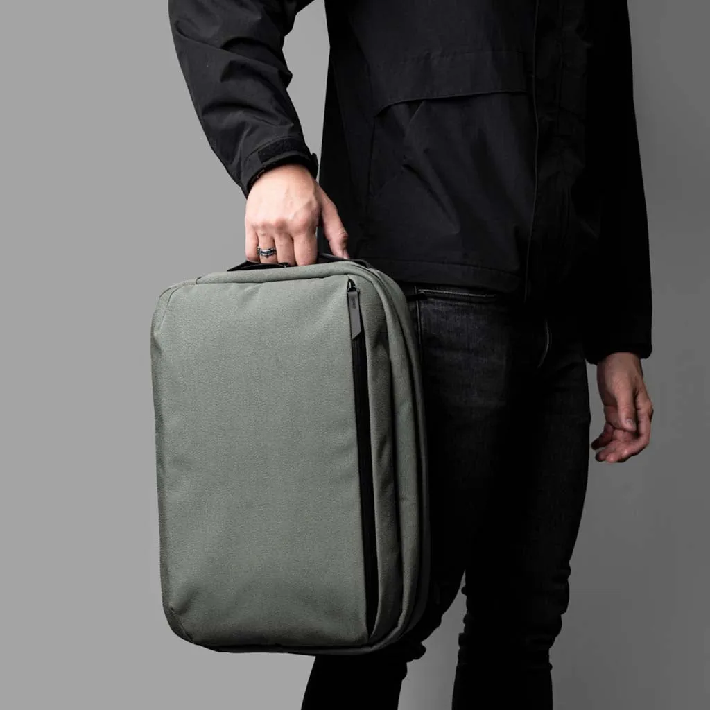 Elements Tech Brief Pro Backpacks Sage Grey | Axoflux 600D