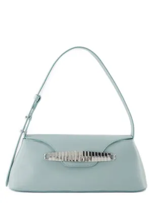 Eva Hobo Bag  - Turquoise - Leather