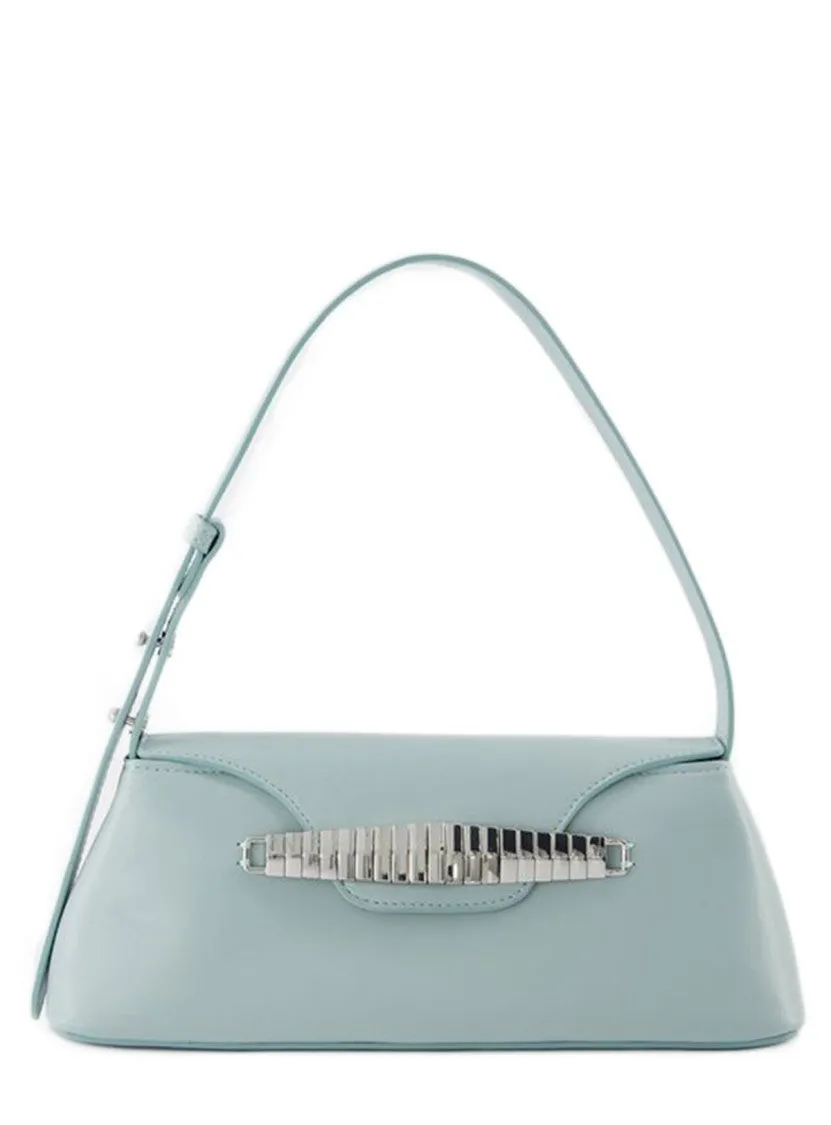 Eva Hobo Bag  - Turquoise - Leather